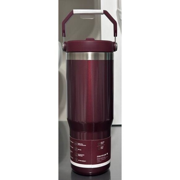 Stanley X e.l.f 30oz Stainless Steel IceFlow Flip Straw Tumbler - JAM SESSION - Picture 2 of 4